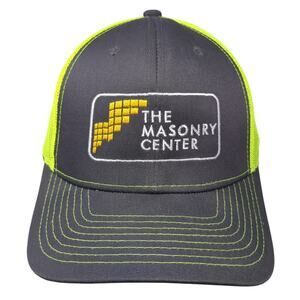 The Masonry Center Snapback Trucker Hat Multicolor One Size Adjustable Mesh Back